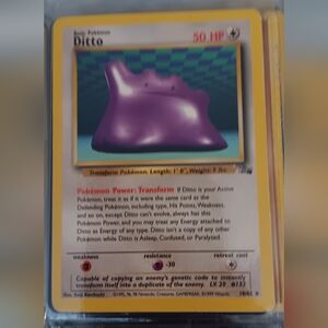 Ditto Pokemon card